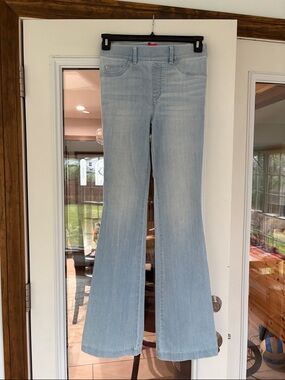 SPANXshape Every Wear Light Blue Flare Jeans size small